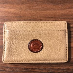 Dooney & Bourke All Weather Leather Card Holder.